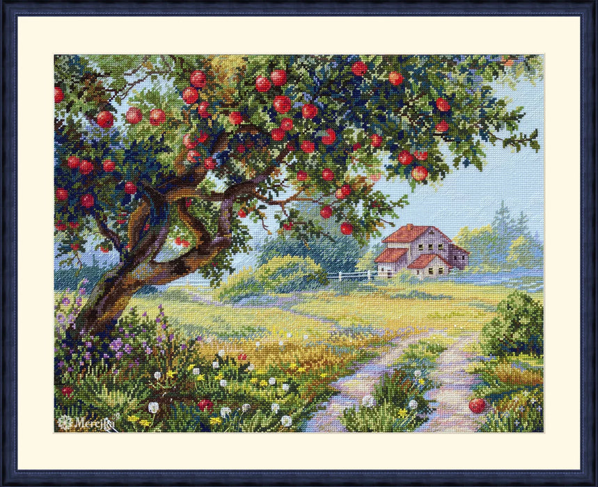 The Old Apple Tree K-255 Counted Cross-Stitch Kit