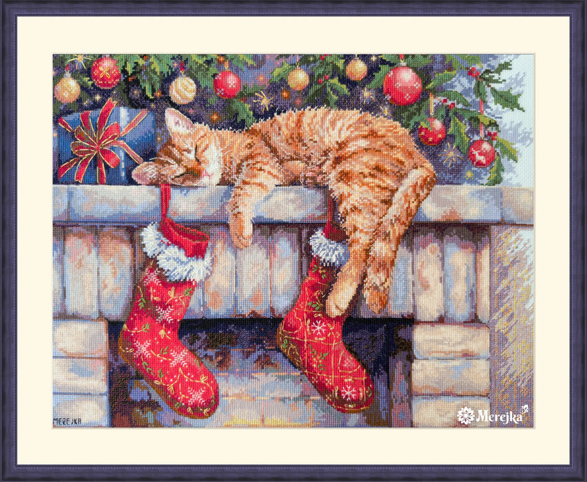 Santa's Helper K-264 Counted Cross-Stitch Kit