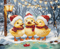Holiday Ducklings L9968 Counted Cross Stitch Kit