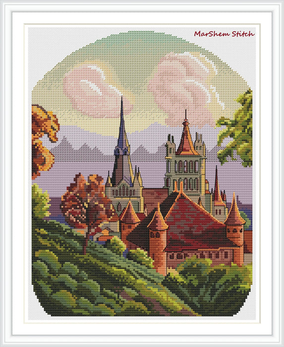 Lausanne - PDF Cross Stitch Pattern