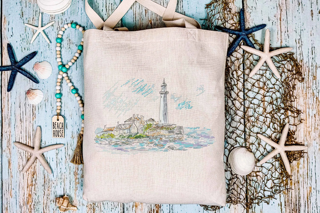 White Lighthouse - PDF Cross Stitch Pattern