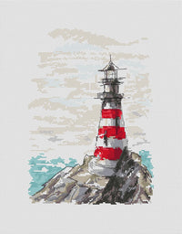 Old Lighthouse - PDF Cross Stitch Pattern