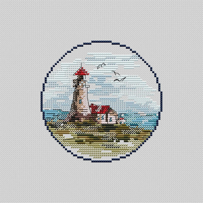 Mini Lighthouse. 2 - PDF Cross Stitch Pattern