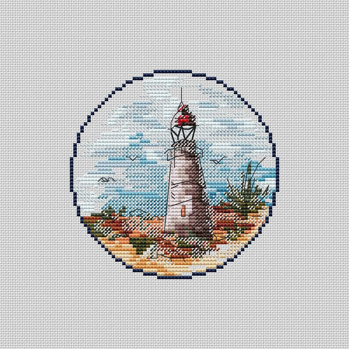 Mini Lighthouse. 4 - PDF Cross Stitch Pattern