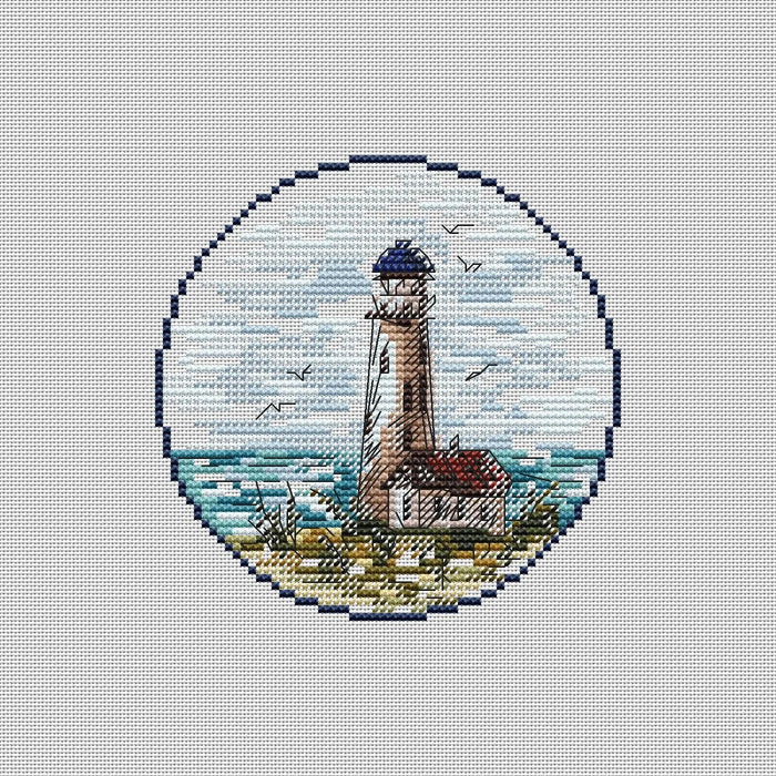 Mini Lighthouse. 5 - PDF Cross Stitch Pattern