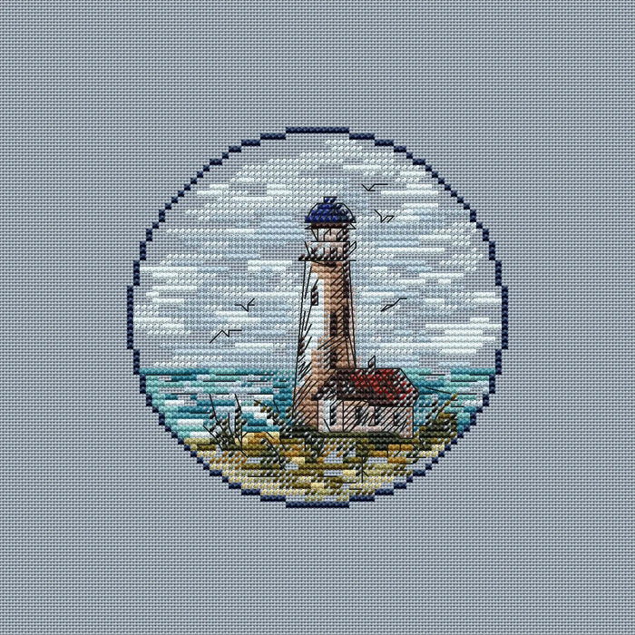 Mini Lighthouse. 5 - PDF Cross Stitch Pattern