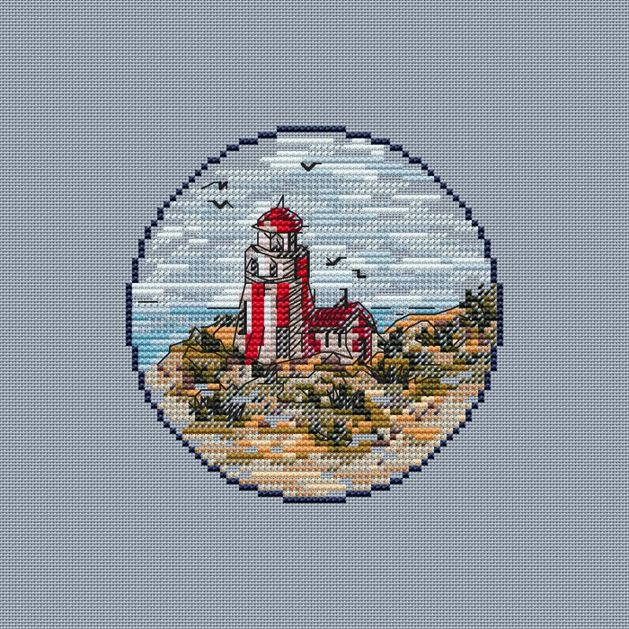 Mini Lighthouse. 6 - PDF Cross Stitch Pattern