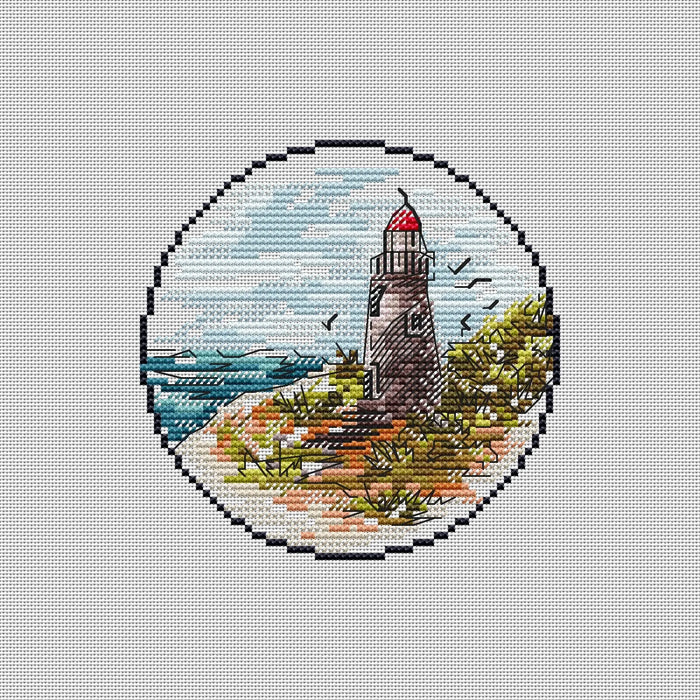 Mini Lighthouse. 9 - PDF Cross Stitch Pattern