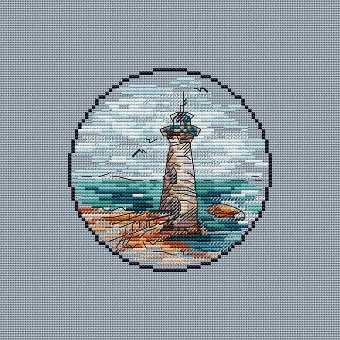 Mini Lighthouse. 10 - PDF Cross Stitch Pattern