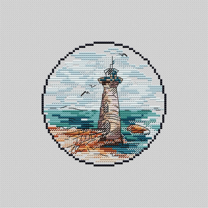 Mini Lighthouse. 10 - PDF Cross Stitch Pattern