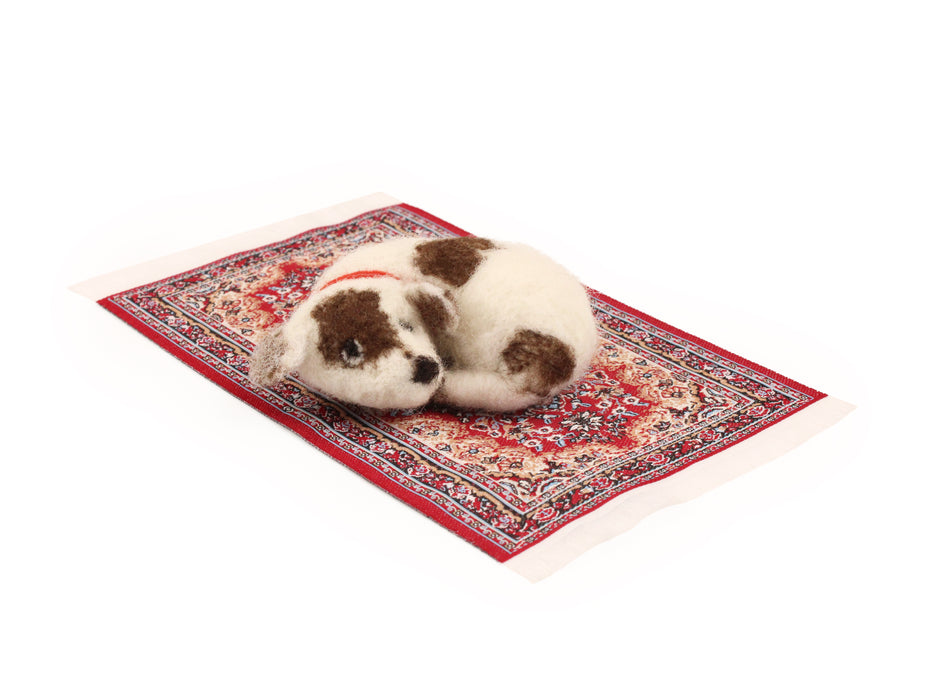 Felting Kit - Little Dog on Rug Needle Felt Kit