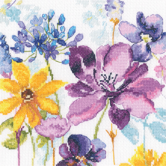 Flowers of happiness M1042 Counted Cross Stitch Kit