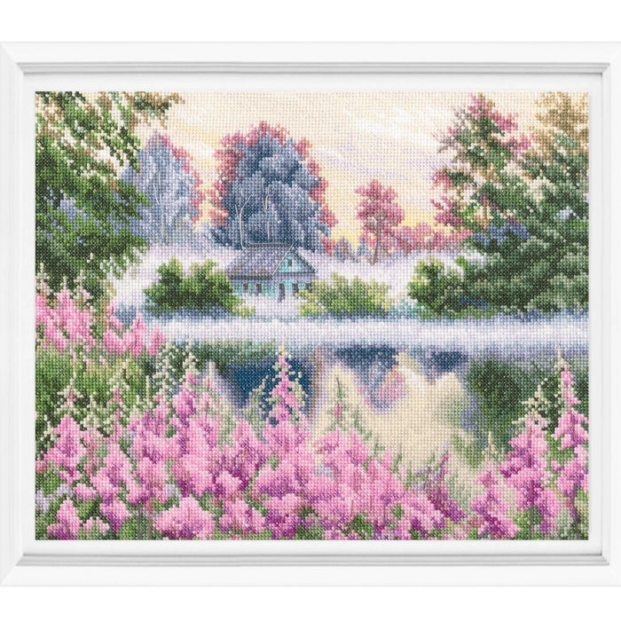 Pink fog M987 Counted Cross Stitch Kit