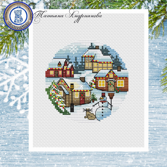 Winter City - PDF Cross Stitch Pattern