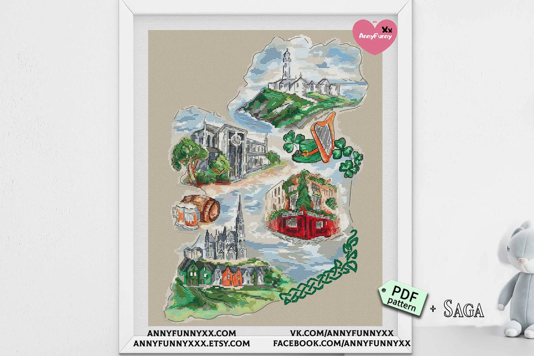 Journey into Reality - PDF Cross Stitch Pattern