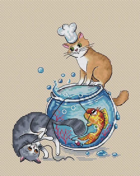 Ginger & Ash. July - PDF Cross Stitch Pattern