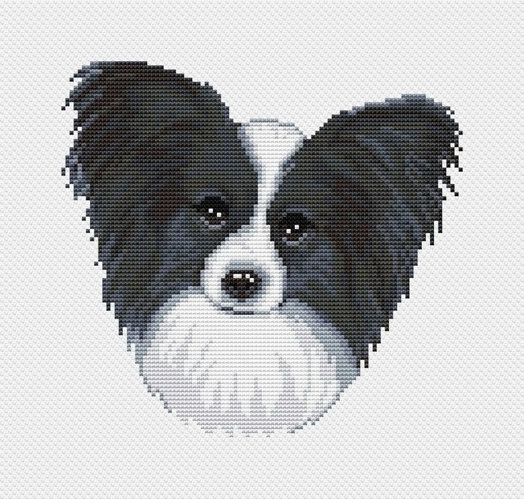 Papillon wb - PDF Cross Stitch Pattern