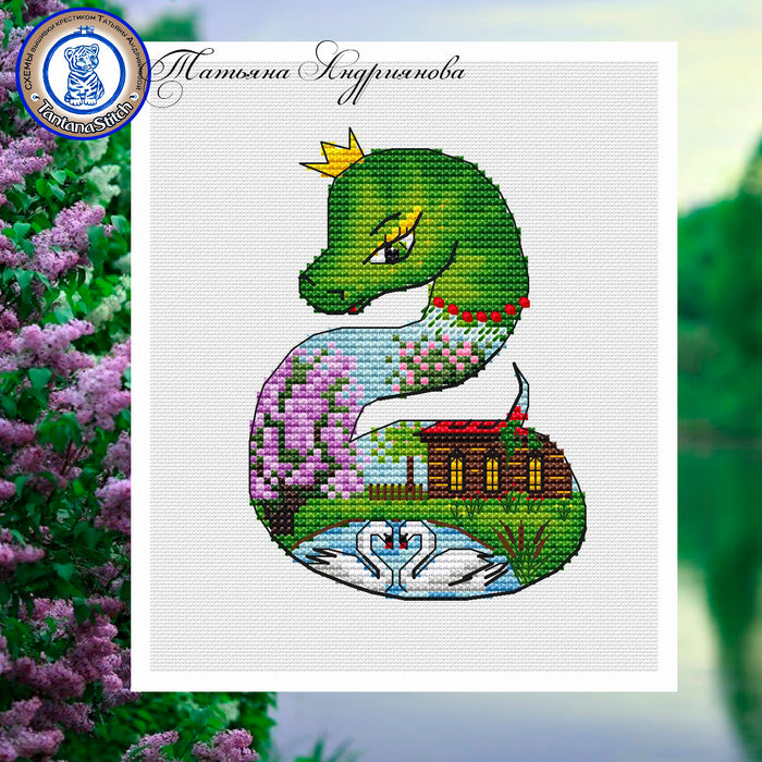 Snake. May - PDF Cross Stitch Pattern