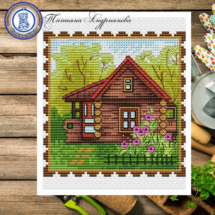 Rural Life. House - PDF Cross Stitch Pattern