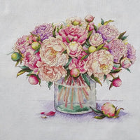 Bouquet of peonies - PDF Cross Stitch Pattern