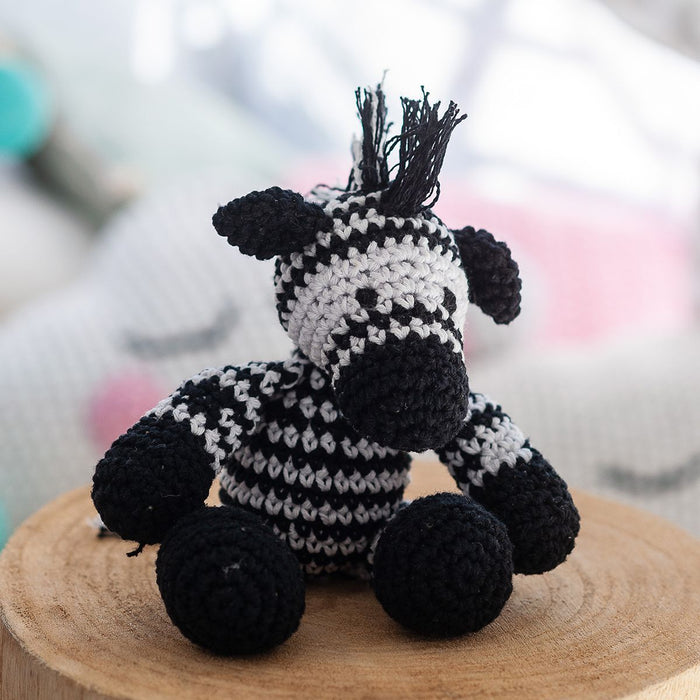 DIY Crochet Kit Zebra Zizi - Noir PAK135