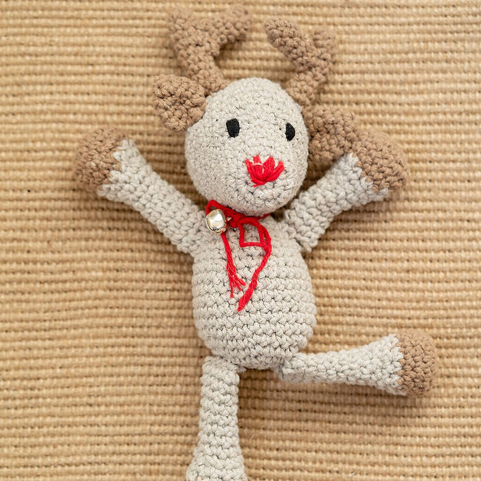 DIY Crochet Kit  Reindeer Rue - Biscuit PAK149