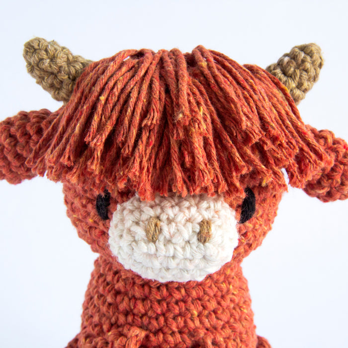 DIY Crochet Kit Highland Cow Aidan  PAK352