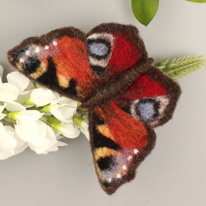 Felting Kit - Peacock Butterfly Needle Felt Kit