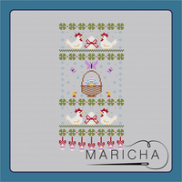 Primitive Easter - PDF Cross Stitch Pattern