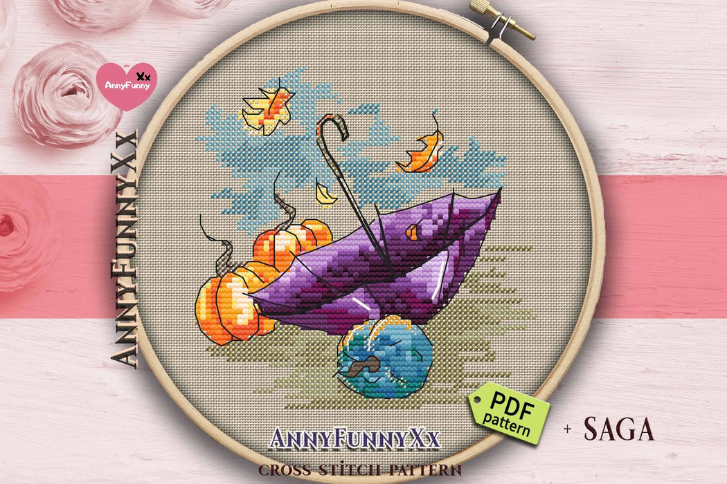 Autumn sketch - PDF Cross Stitch Pattern