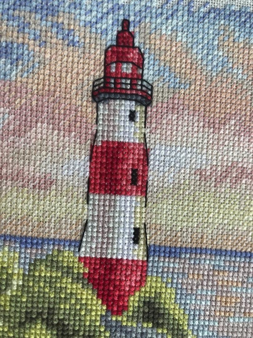 Lighthouse - PDF Cross Stitch Pattern - Wizardi