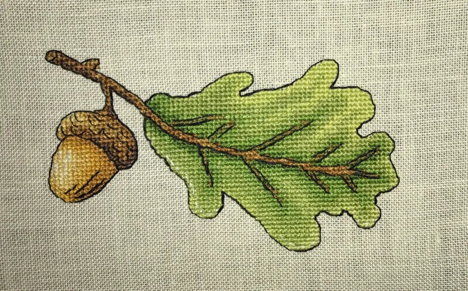 Acorn - PDF Cross Stitch Pattern