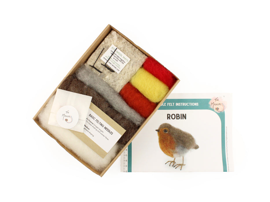 Felting Kit - Robin Needle Felt Kit