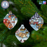 Winter in the City Set - PDF Cross Stitch Pattern