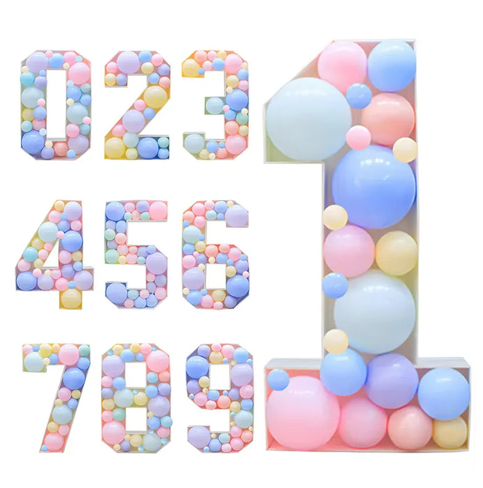 Birthday Number Figure Balloon Filling Box F07M2-21-6