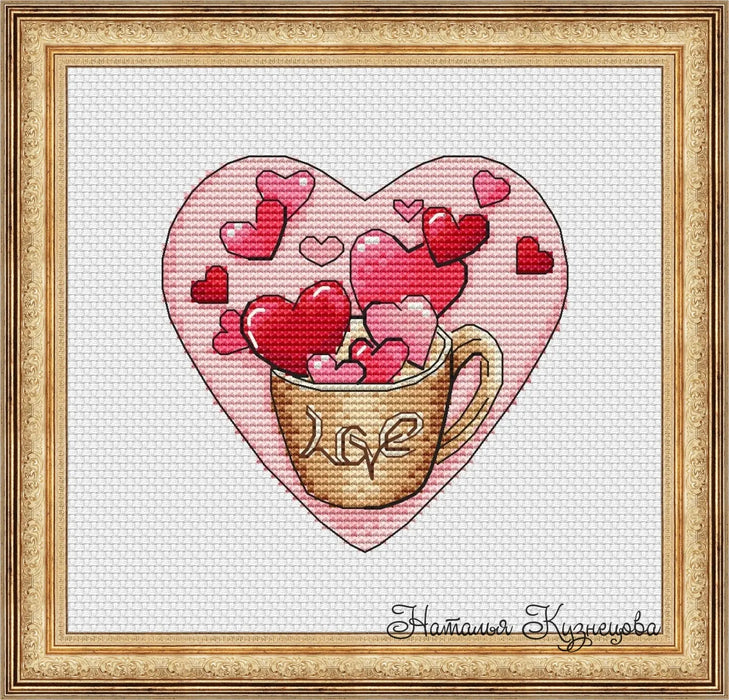 I give you my heart - PDF Cross Stitch Pattern