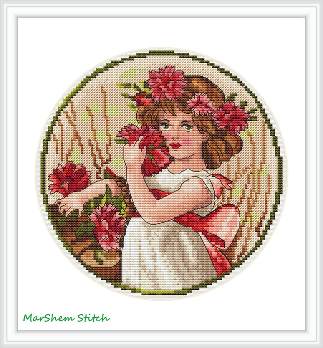 Summer fragrance - PDF Cross Stitch Pattern