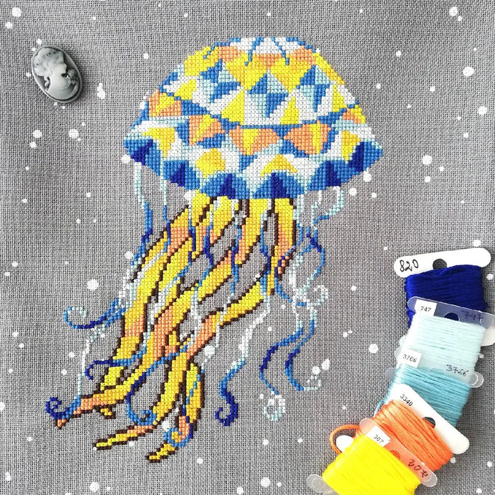 Jellyfish - PDF Cross Stitch Pattern