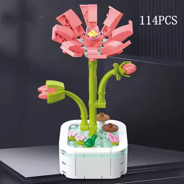 Gesang Flower Rosaceae Building Brick Potted Flower F07M9-8(103)-A8