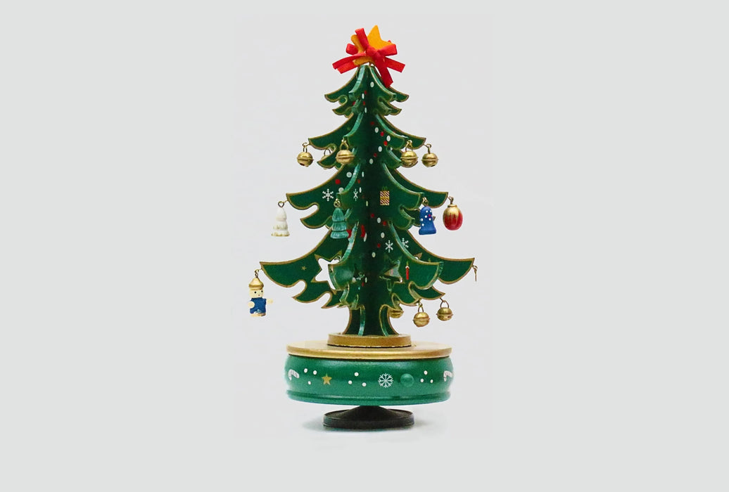 Wooden Christmas tree Wizardi F07M6-20 Green