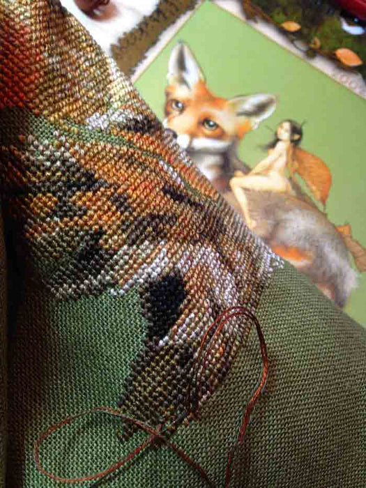 Fox, the Red 108-A049 K Counted Cross Stitch Kit