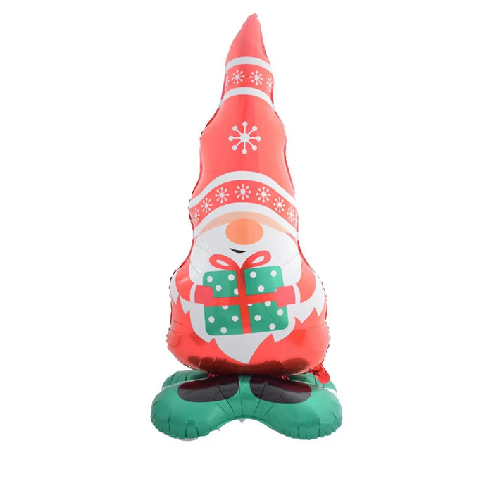 Christmas Gnome Standing Foil Balloon Decoration F07M1-62