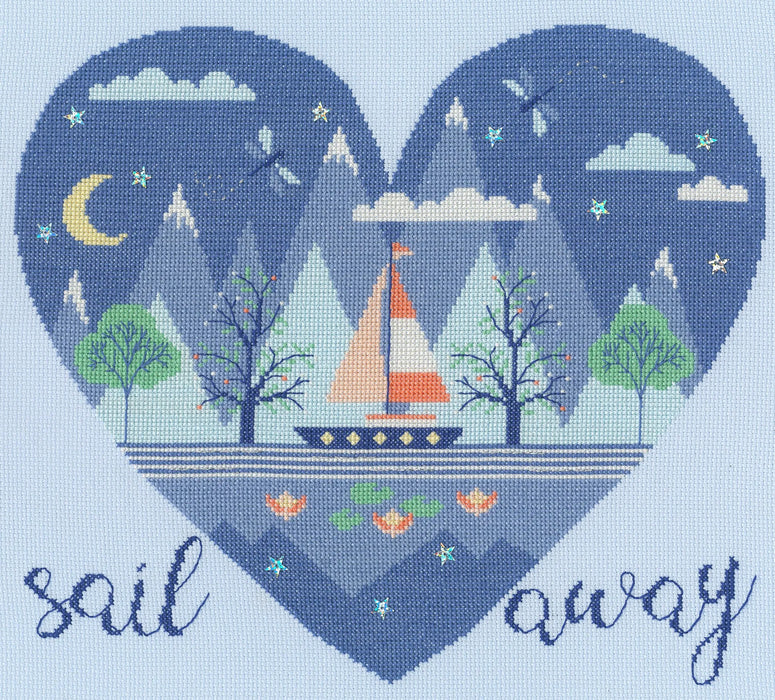 Sail Away XHY8 Counted Cross Stitch Kit