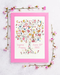 Love Baby Girl XKA7 Counted Cross Stitch Kit