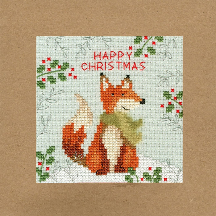 Xmas Fox XMAS8 Counted Cross Stitch Kit