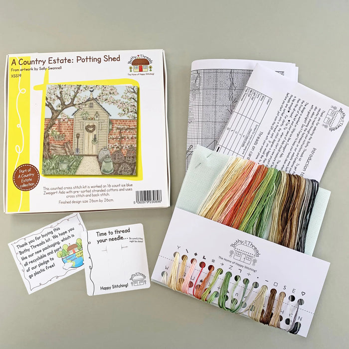 Potting Shed XSS19 Counted Cross Stitch Kit