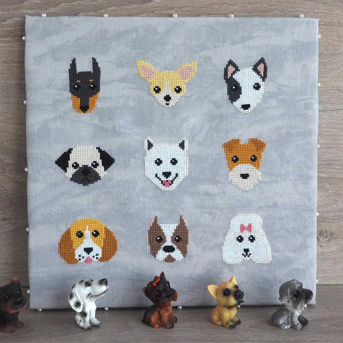 Nine Dog Breeds - PDF Cross Stitch Pattern