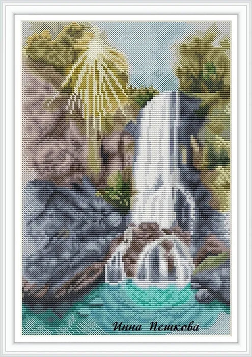 Saturated with Rays - PDF Cross Stitch Pattern