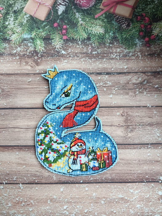 Snake. December - PDF Cross Stitch Pattern