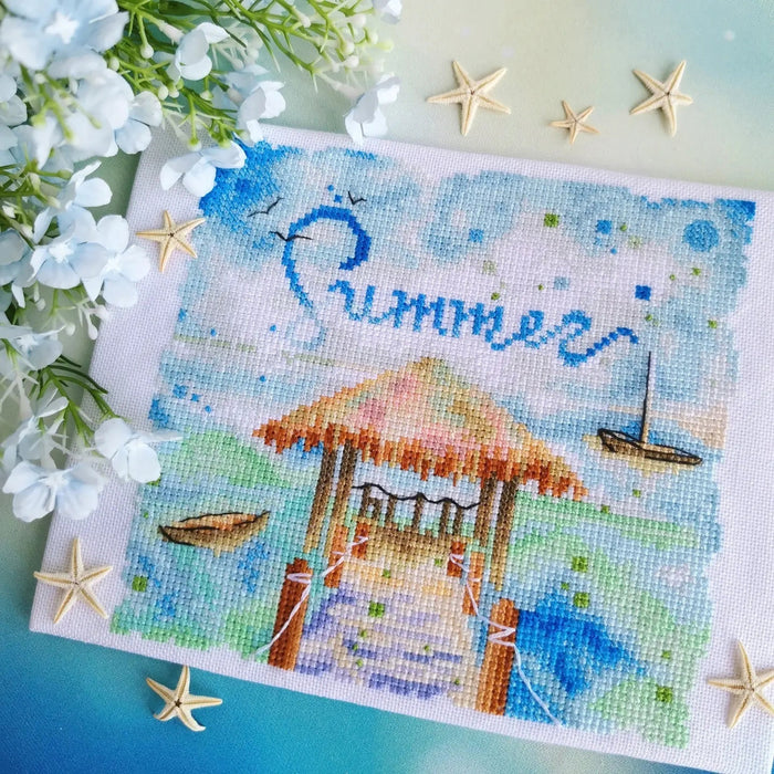 Cote d'Azur - PDF Cross Stitch Pattern